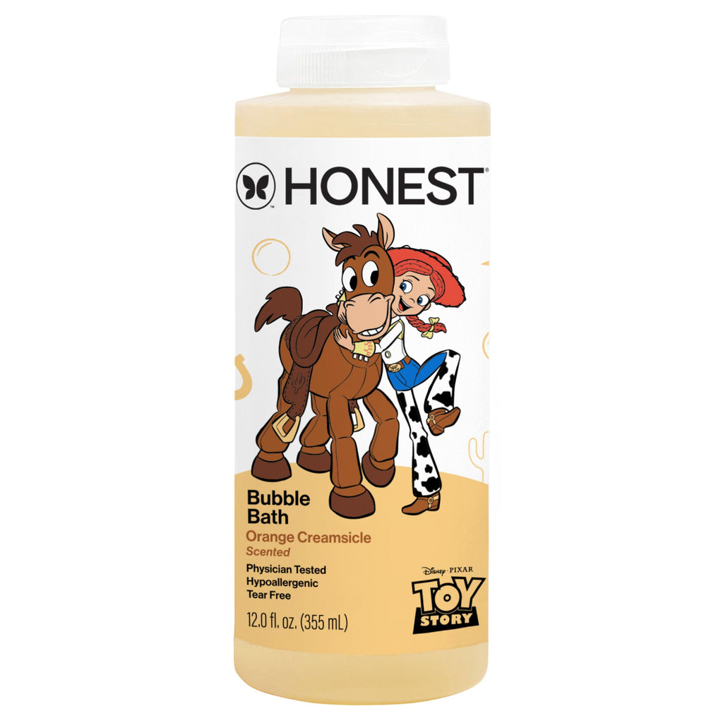 The Honest Company Foaming Bubble Bath Gentle for Baby, Naturally Derived, Tear-free, Hypoallergenic, Fragrance Free, Sensitive, 12 fl oz