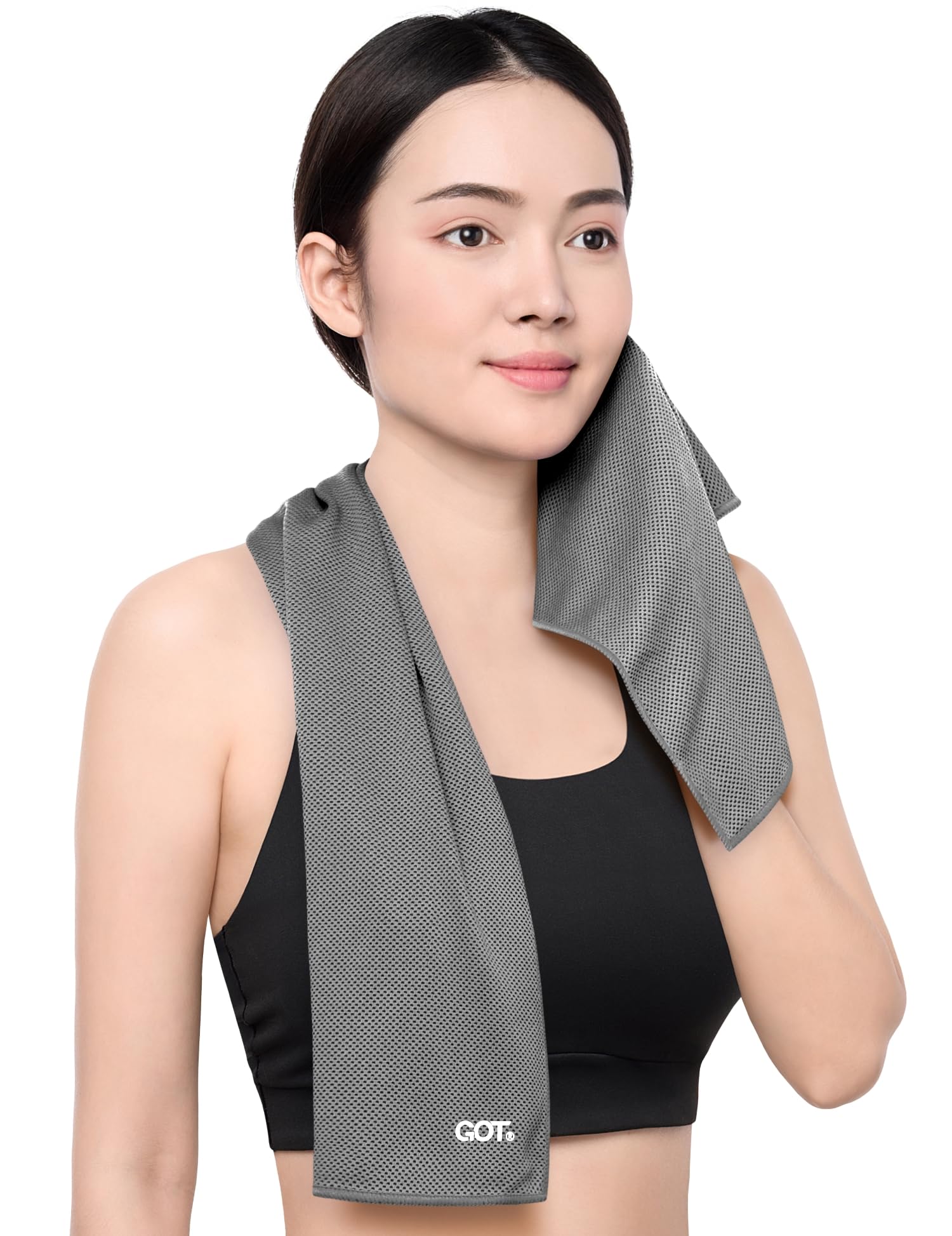 Instant Cooling Towel Neck & Face - Sweat Rag Neck Wraps Gym Workout | 40x12 Inch, Evaporative Cooling, Wet Wring Snap Activation, Lightweight, UPF 40+, Outdoor Adventures