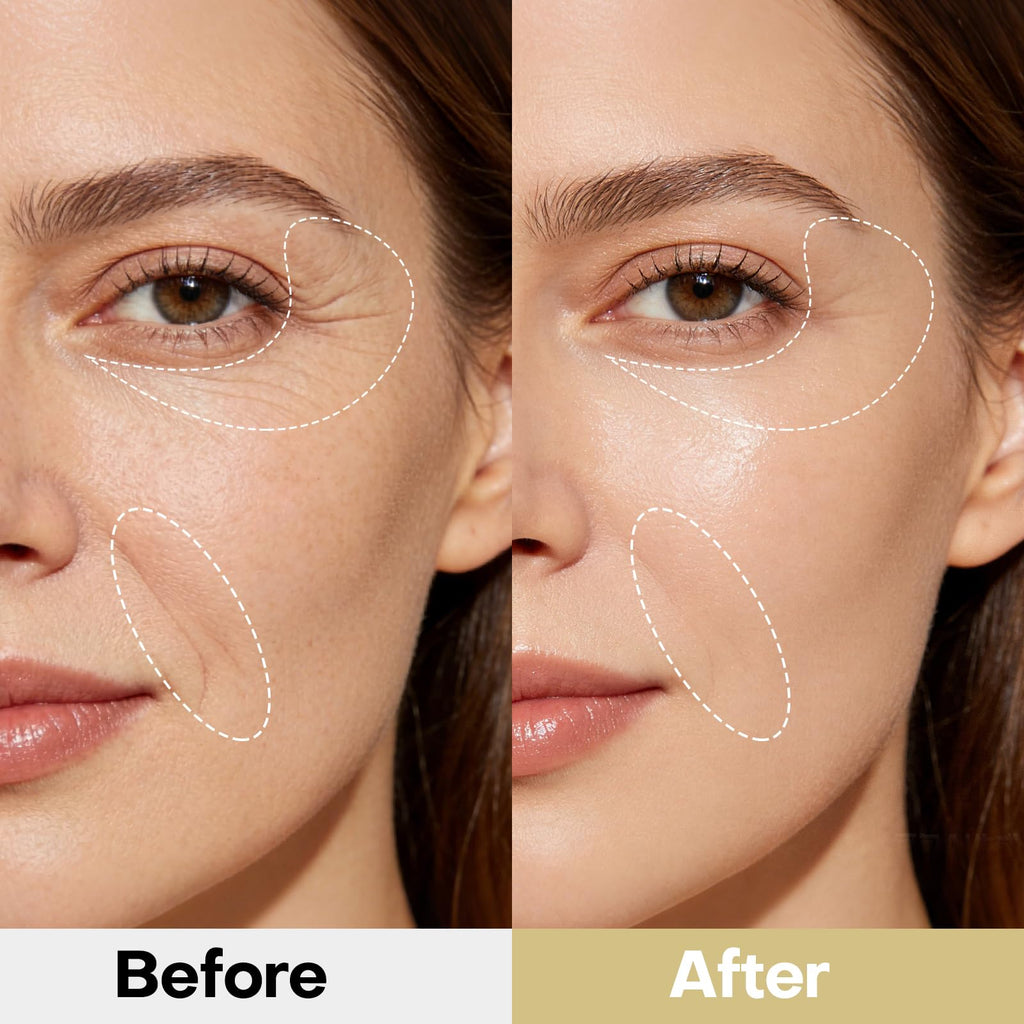 dewyhour Retinol Collagen Firming Hydrogel Patches - Under Eye Patches for Puffy Eyes & Dark Circles, Moisturizing Eye Mask with Caffeine & Hyaluronic Acid, Gentle Korean Skincare