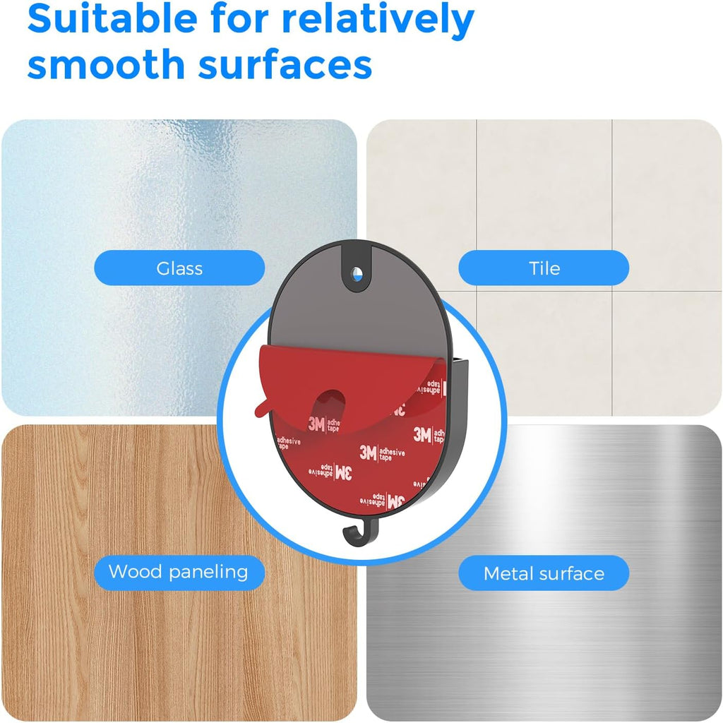 3 Pack Blink Camera Wall Mount - No Drill Adhesive Bracket for Blink Mini, Mini 2, Outdoor 4 & Indoor - Strong Hold, Damage-Free, Easy Install