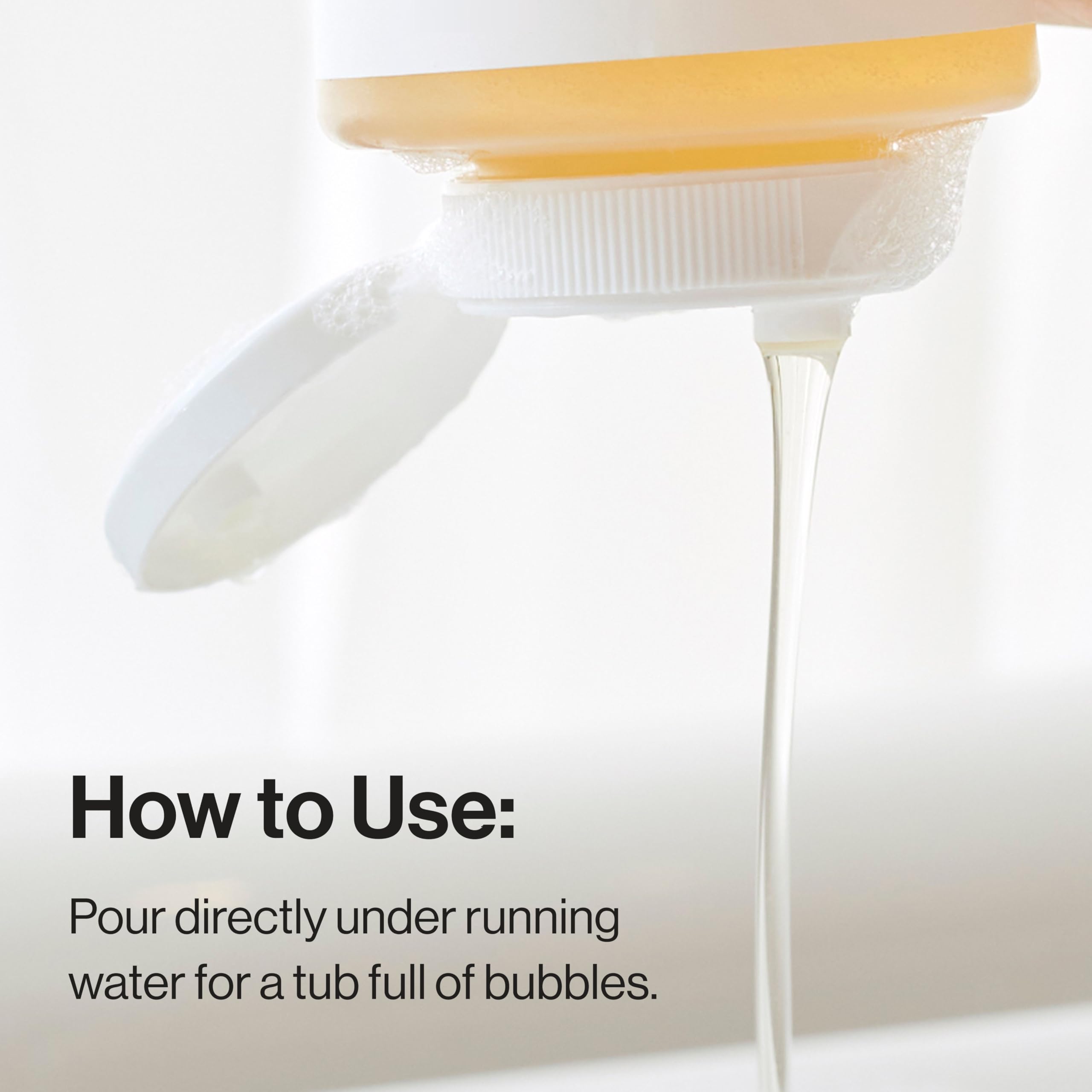 The Honest Company Foaming Bubble Bath Gentle for Baby, Naturally Derived, Tear-free, Hypoallergenic, Fragrance Free, Sensitive, 12 fl oz