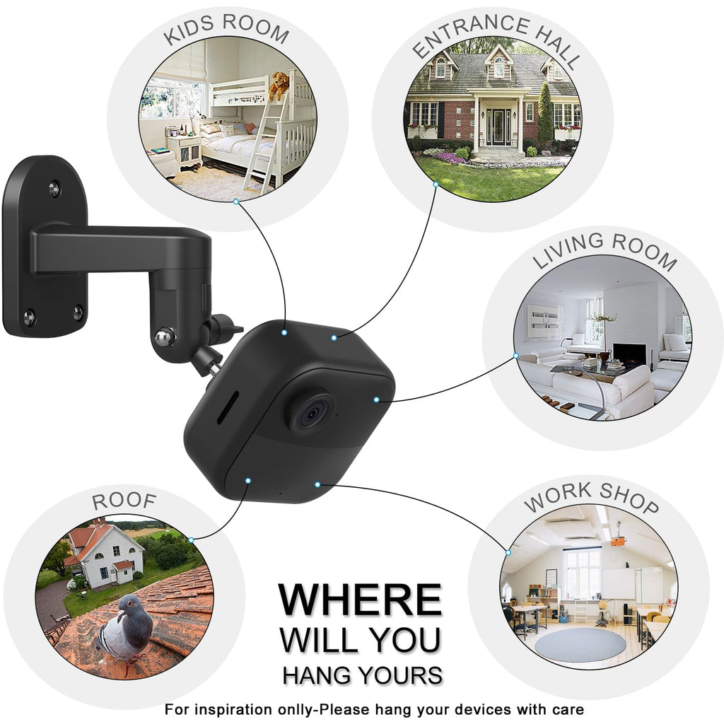 2 Pack 360 Degree Adjustable Adhesive Mount for All-New Blink Outdoor (4th Gen,3rd Gen) Blink XT / XT2, Blink Mini Camera Mounting Bracket, Wall Mount
