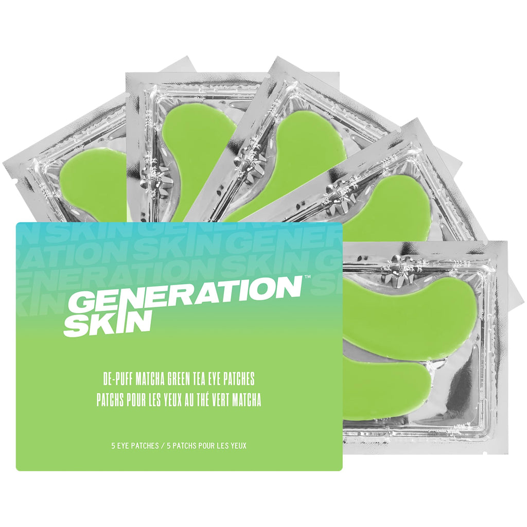 Generation Skin Eye Patches for Dark Circles and Puffiness, Under Eye Mask with Hyaluronic Acid and Kakadu Plum, Vegan and Cruelty-Free Under Eye Patches, Kakadu Plum Eye Masks, 5-Pack