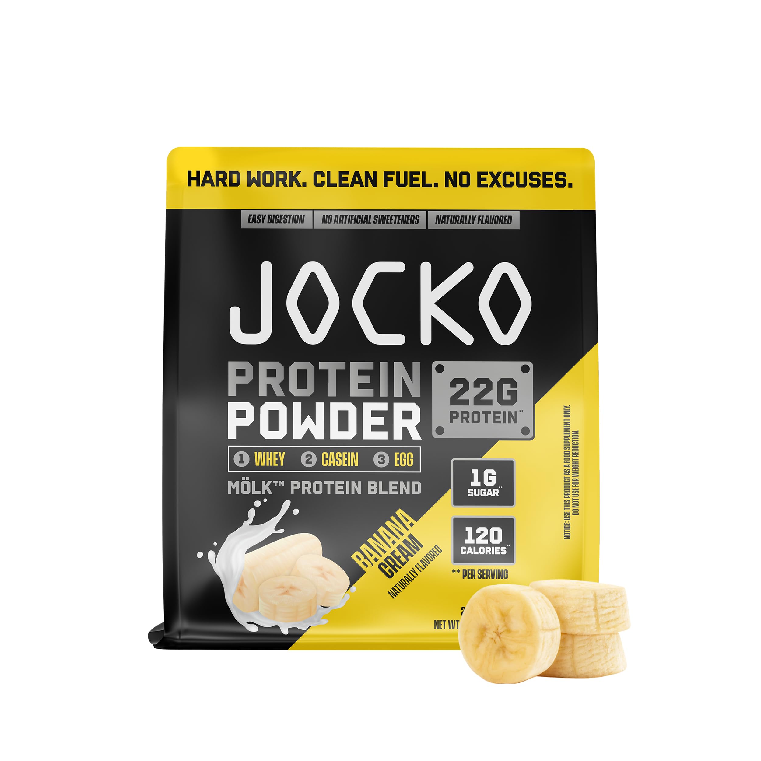 Jocko Fuel Whey Protein Powder, Chocolate Peanut Butter, 22g Protein, Digestive Enzymes + Probiotic Blend, No Sugar Added, with Essential Amino Acids + Electrolyte Minerals, 25 Servings