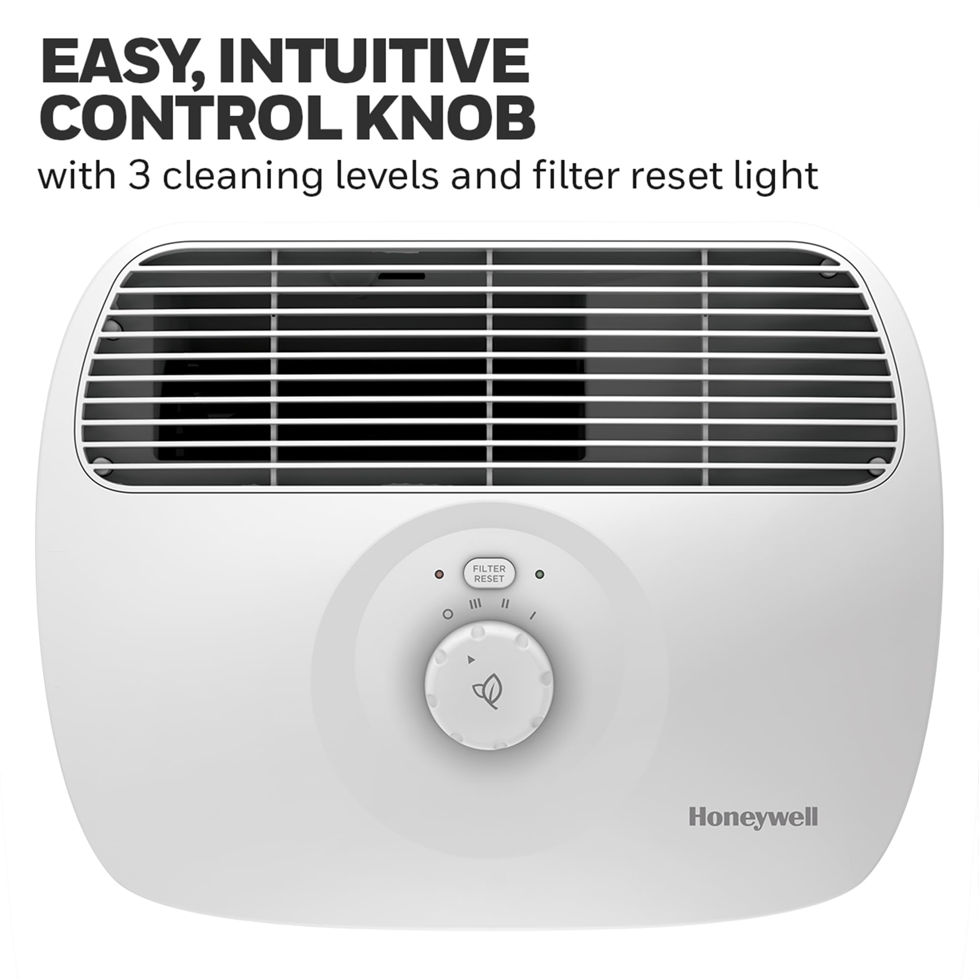 Honeywell Air Purifier for Home, 465 Ft² in 1 hour, Dual Action Filter, Reduces Dust, Pollen, Pet Dander, Odors, Smoke, Compact Allergen Reducer, Small Air Purifier, White HHT270