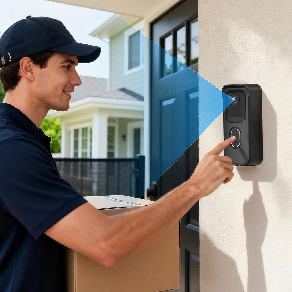 No Drill Blink Doorbell Camera Mount for All-new Blink Video Doorbell (2nd Gen), Mounting Bracket Cover with Adhesive Tape, Easy to Install for Apartment, Office, Home