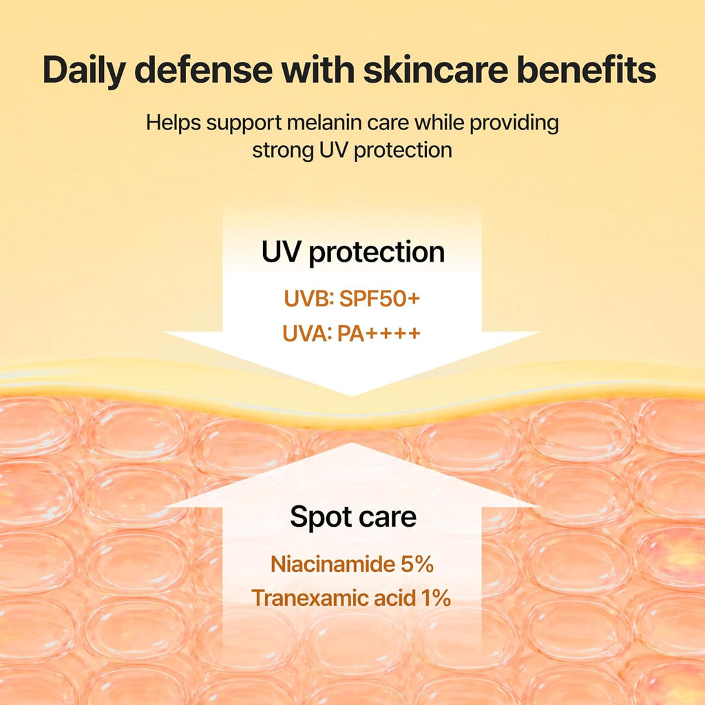 celimax Pore+Skin Clarifying Daily Sunscreen | SPF 50 Broad Spectrum, Sunscreen with TXA & Niacinamide, Non-Sticky, No White Cast, For All Skin Tones, Korean Skincare, 50ml