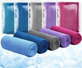 5 Pack Cooling Towel 31"x11", Microfiber Gym Towels for Men and Women，Soft Breathable Chilly Towe for Yoga, Running, Workout,Gym, Camping, Fitness, Workout