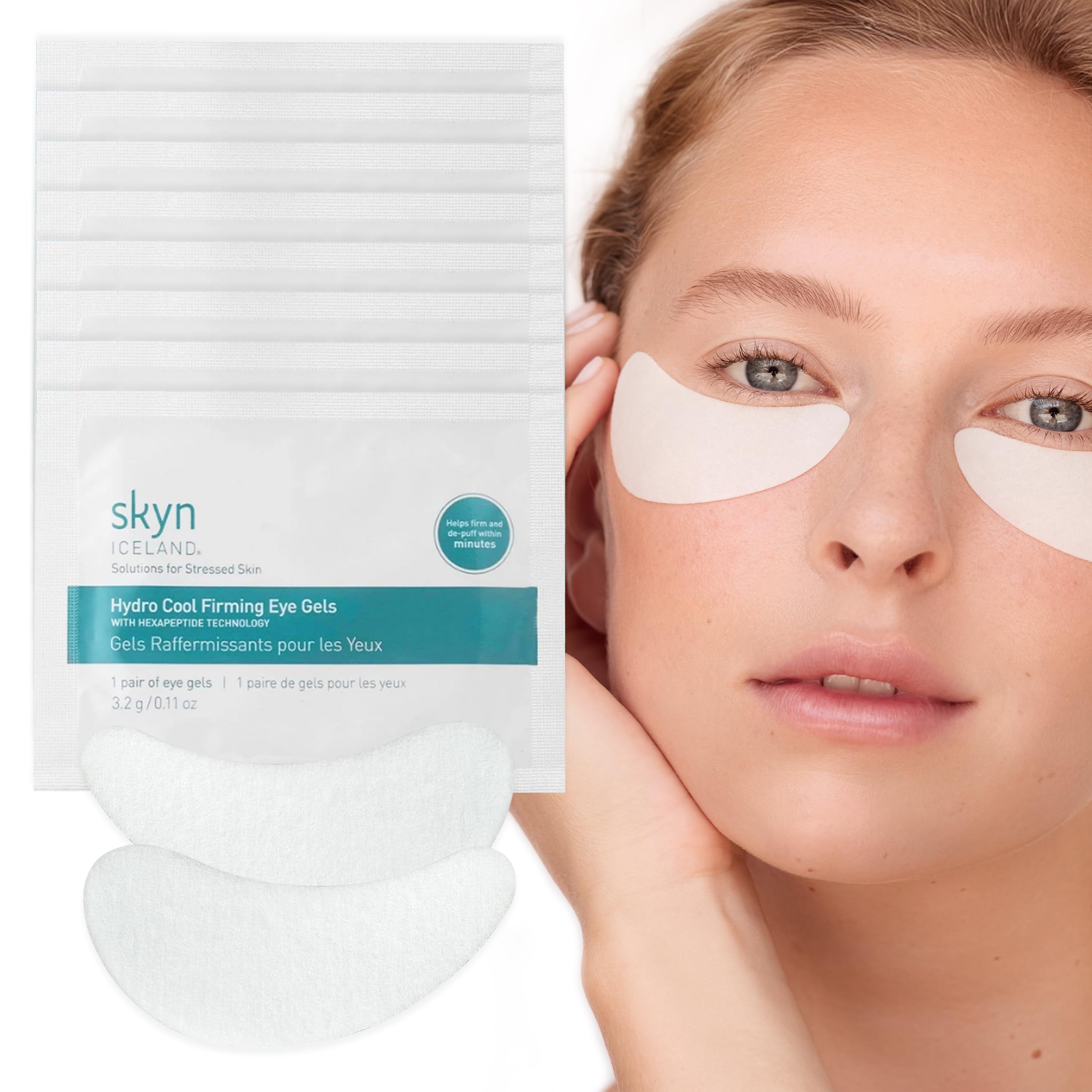 Skyn ICELAND Hydro Cool Firming Eye Patches For Puffy Eyes and Dark Circles