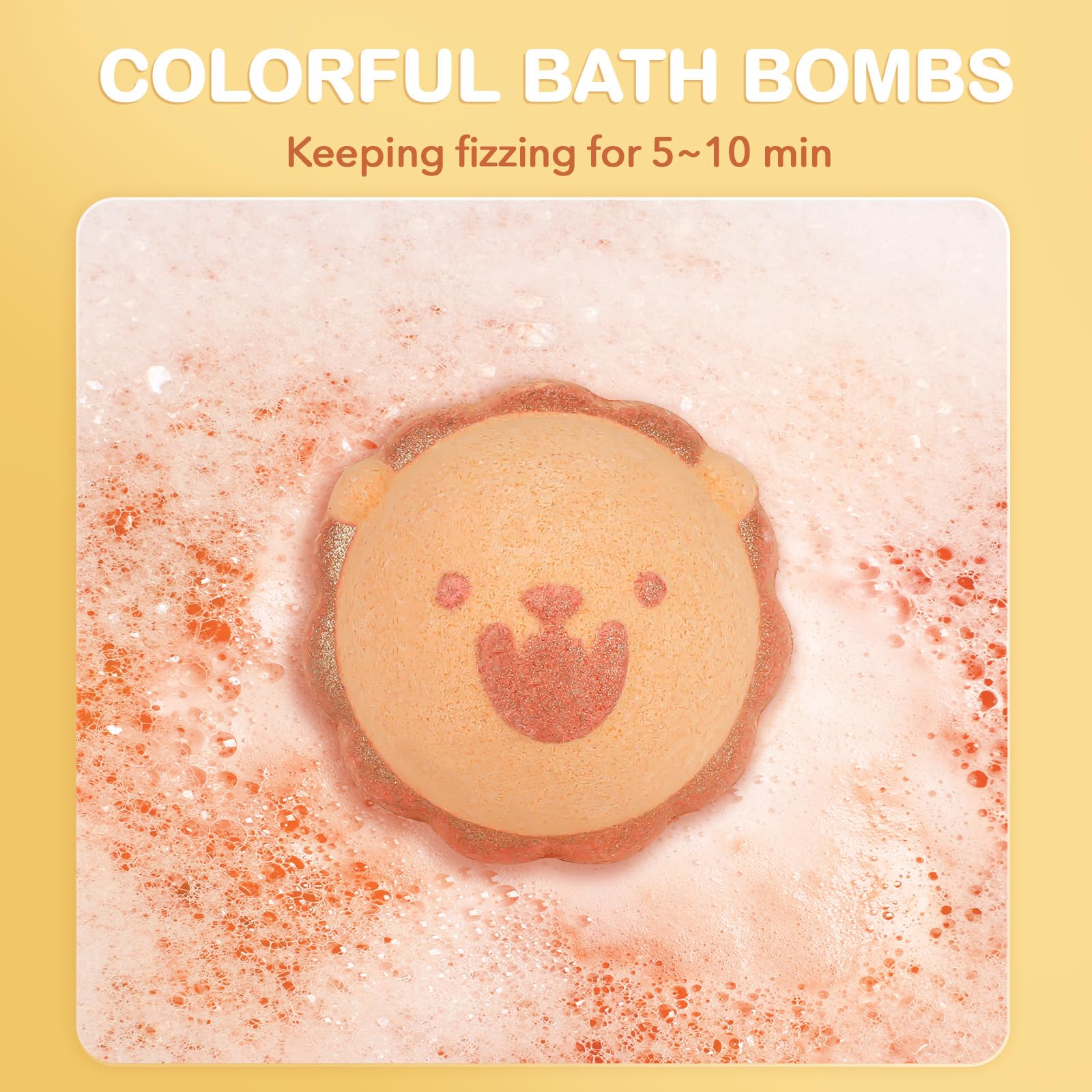 SHUCHING 14 Pcs Blue Elephant Bath Bombs for Kids, Organic Animal Bubble Bath Fizzy Balls, Birthday Gifts Set for Boys Girls