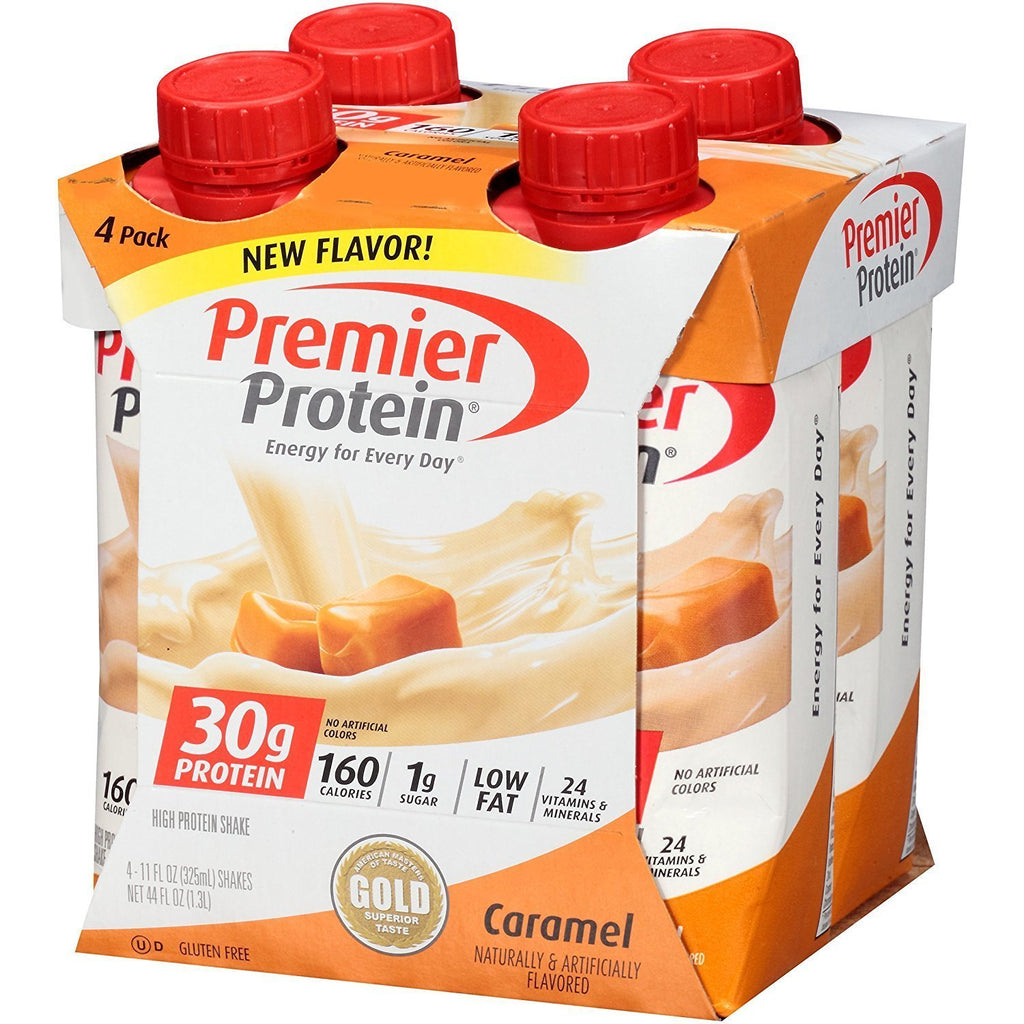 Premier Protein 30g Protein Shakes, Caramel, 11 Fluid Ounces, 8 Count