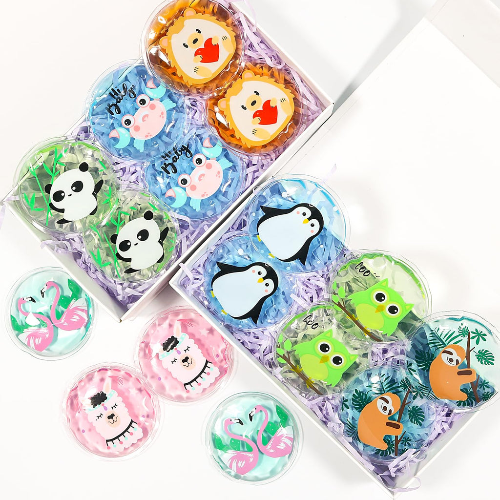 4PCS Gel Eye Ice Pack Set Reusable, Cold and Hot Compress for Eyes, Ice Pack for Eyes, Cooling Eye Pads for Eye Strain, Swelling, Redness, Dark Circles, Puffy Eyes, and Eye Recovery Surgery.