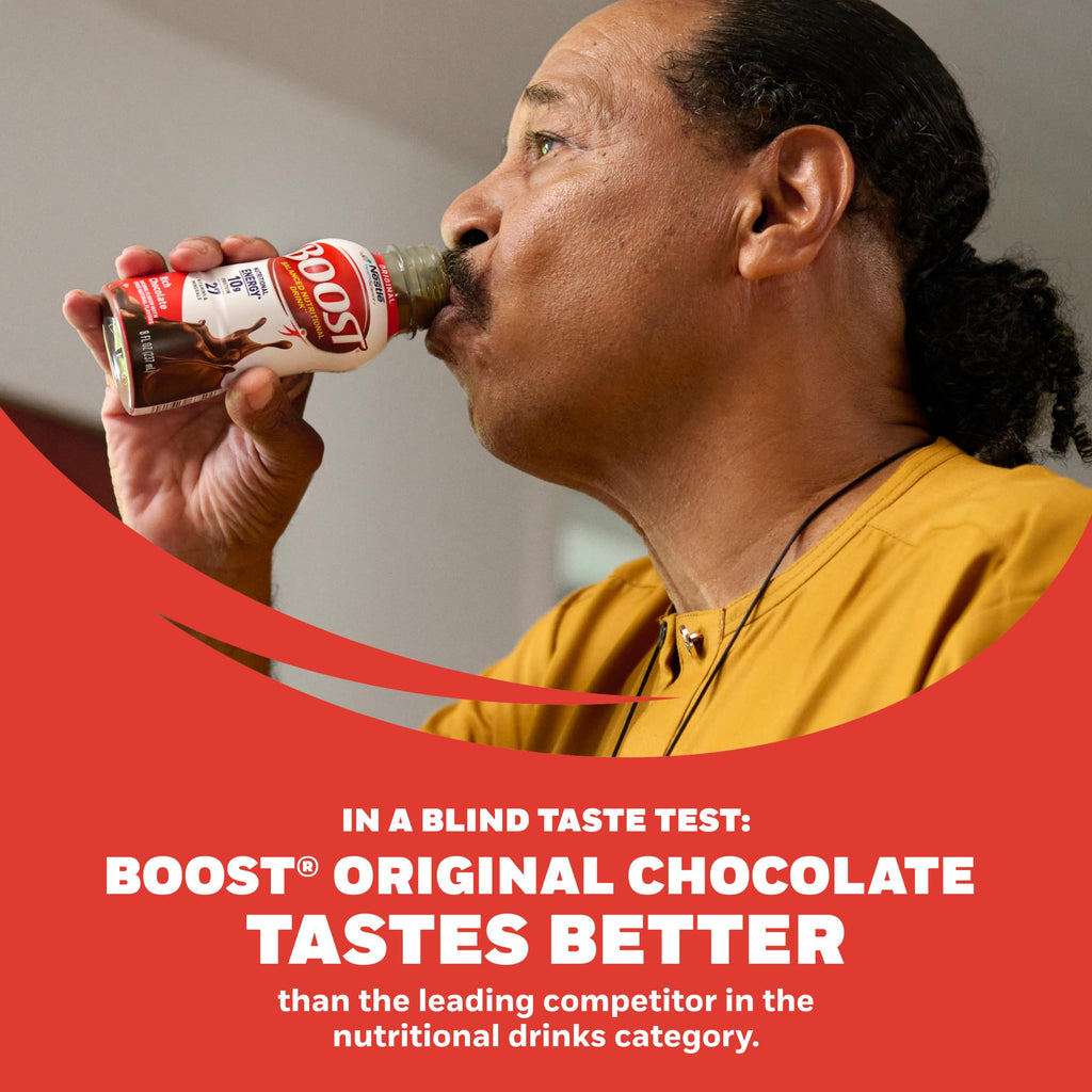 BOOST Original Ready to Drink Nutritional Drinks, Peaches & Creme, 8 Fl Oz (Pack of 24)