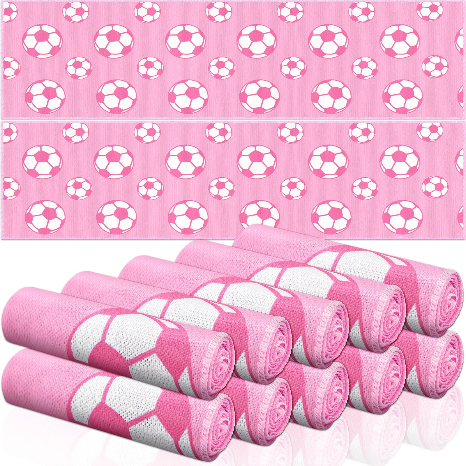 12 count Sports Cooling Towels Baseball Basketball Softball 40 x 12 Inch Breathable Soccer Football Volleyball Microfiber Ice Towel Fast Drying for Sport Party Favors Team Gift(Yellow,Softball)