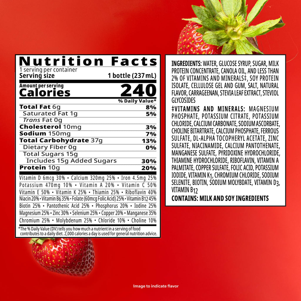 BOOST Original Ready to Drink Nutritional Drinks, Peaches & Creme, 8 Fl Oz (Pack of 24)