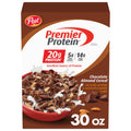 Premier Protein Chocolate Almond Cereal, Chocolatey Protein Cereal Flakes with Sliced Almonds, Contains 20g of Protein Per Serving, 9 OZ Box (Pack of 2)
