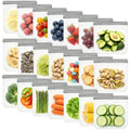 9 Pack Reusable Silicone Food Storage Bags - Freezer & Dishwasher Safe Leakproof Reusable Bags, Freezer Storage Bags Sets - 3 Gallon 3 Snack 3 Sandwich Bags
