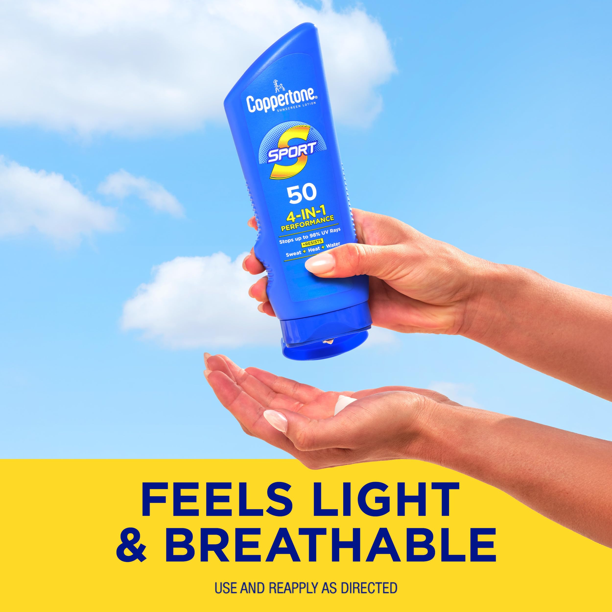 Coppertone SPORT Sunscreen Lotion Broad Spectrum SPF 100 (3 Fluid Ounce) (Packaging may vary)