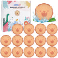 SHUCHING 14 Pcs Blue Elephant Bath Bombs for Kids, Organic Animal Bubble Bath Fizzy Balls, Birthday Gifts Set for Boys Girls