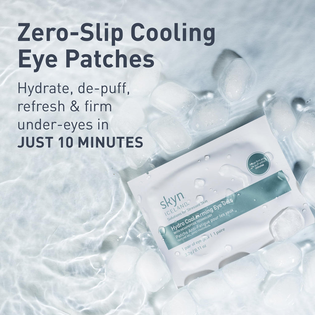 Skyn ICELAND Hydro Cool Firming Eye Patches For Puffy Eyes and Dark Circles