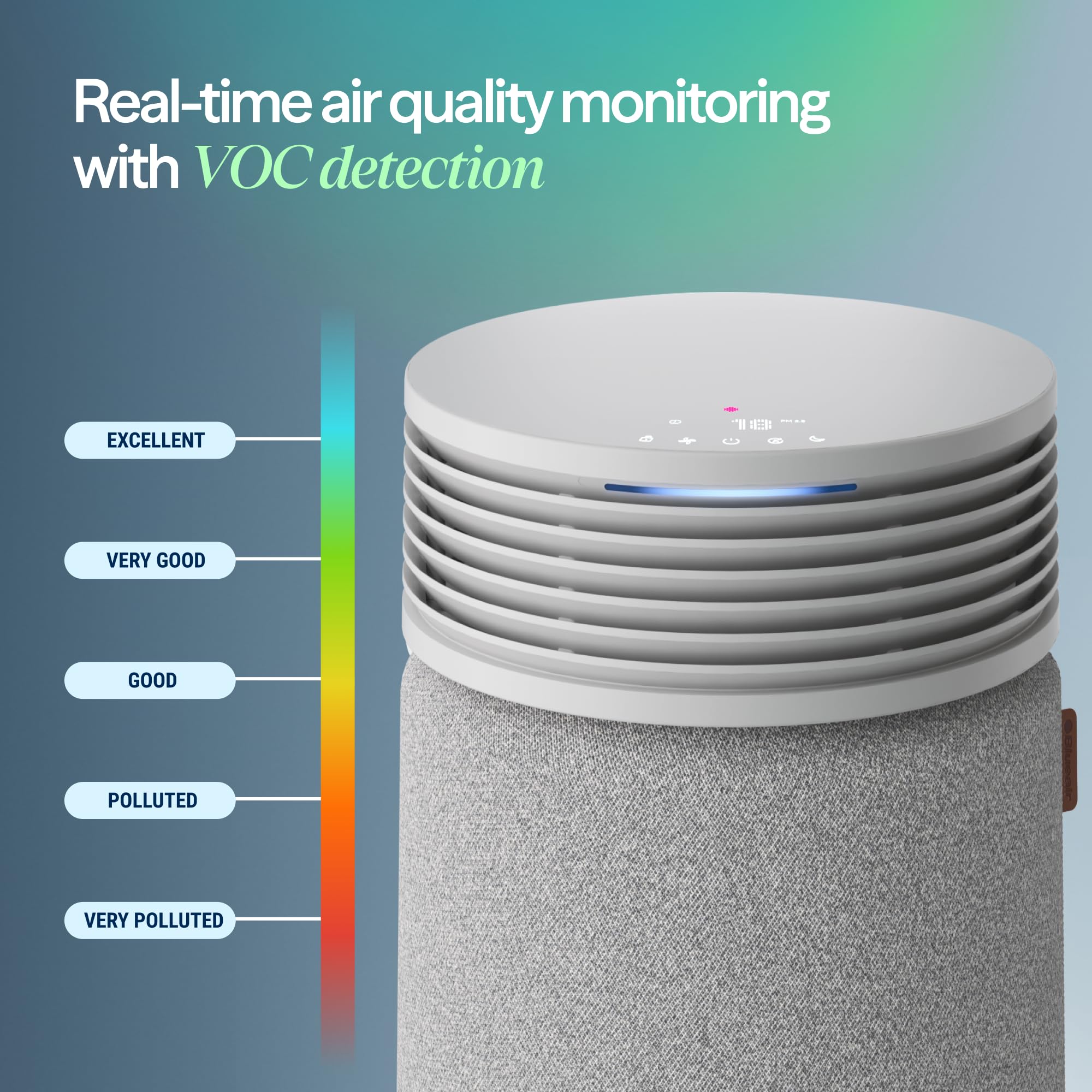 BLUEAIR Blue Pure 311i Max Smart Air Purifier for Medium Rooms up to 2,107 Sq Ft HEPASilent Air Cleaner for Pets Allergies Smoke & Dust WiFi Air Purifier with Auto Mode Quiet Air Purifier for Bedroom