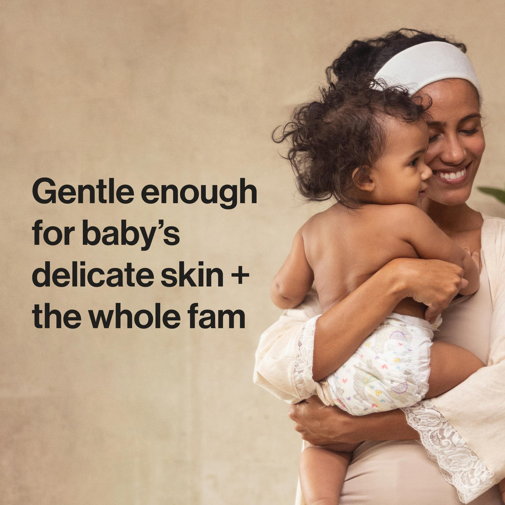 The Honest Company Foaming Bubble Bath Gentle for Baby, Naturally Derived, Tear-free, Hypoallergenic, Fragrance Free, Sensitive, 12 fl oz