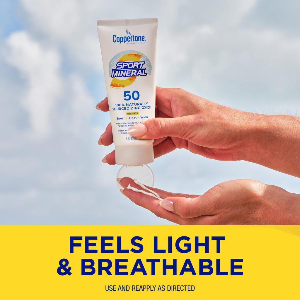 Coppertone SPORT Sunscreen Lotion Broad Spectrum SPF 100 (3 Fluid Ounce) (Packaging may vary)