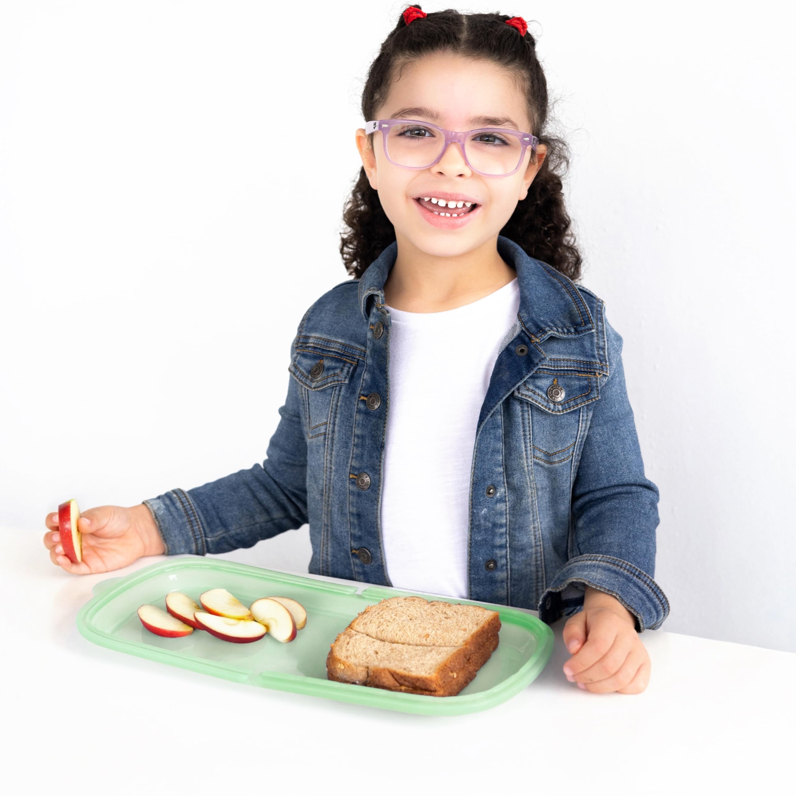Ubbi Platemate Reusable Silicone Storage Bag, Smoothie Purple | Opens Flat as Placemat, Dishwasher & Freezer-Safe, Lunch Container, Leakproof Sandwich & Snack Bag, Easy to Clean, BPA-Free