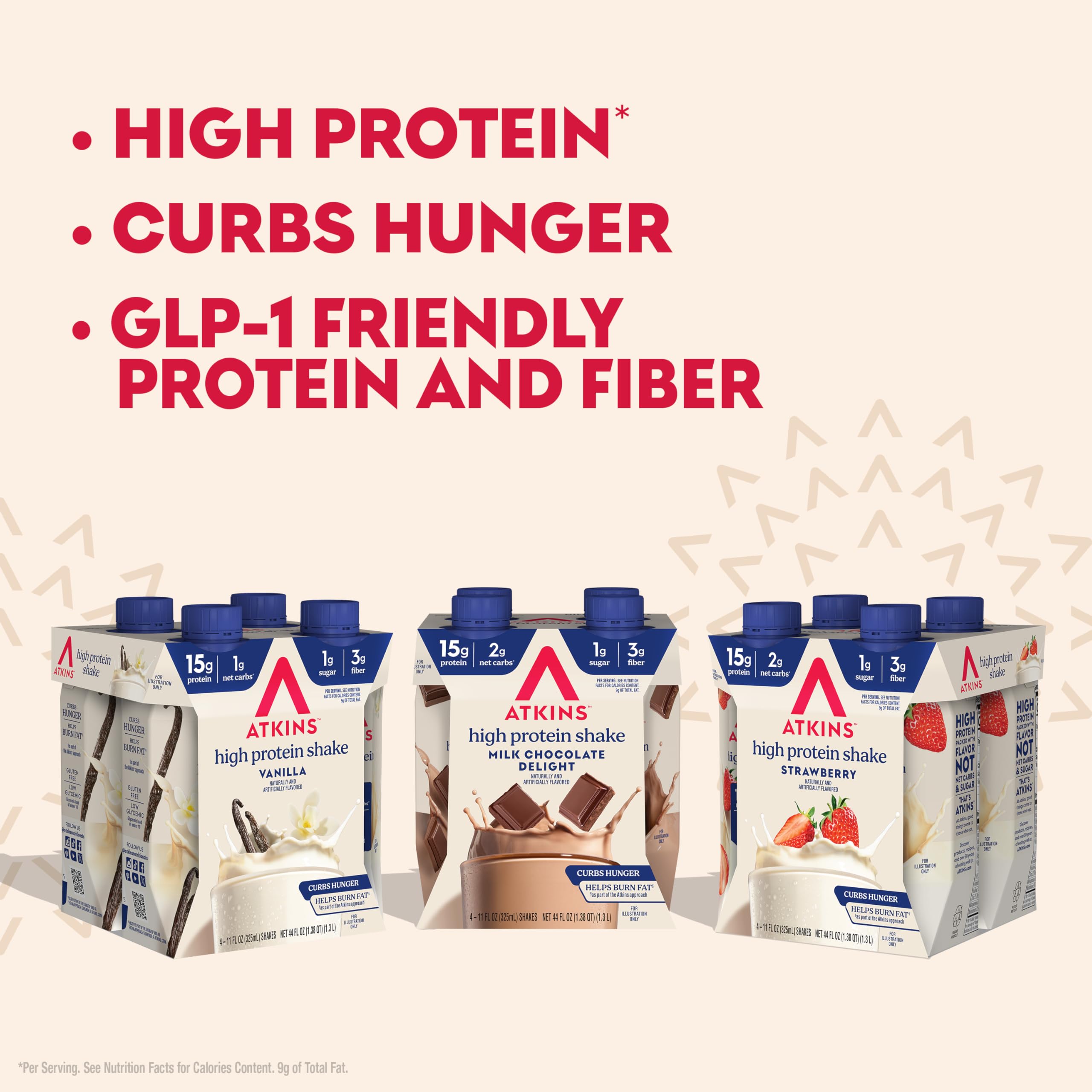 Atkins Chocolate Banana Protein-Rich Shake. With B Vitamins and Protein. Made with Real Fruit. Keto-Friendly and Gluten Free, 11 Fl Oz (Pack of 12)