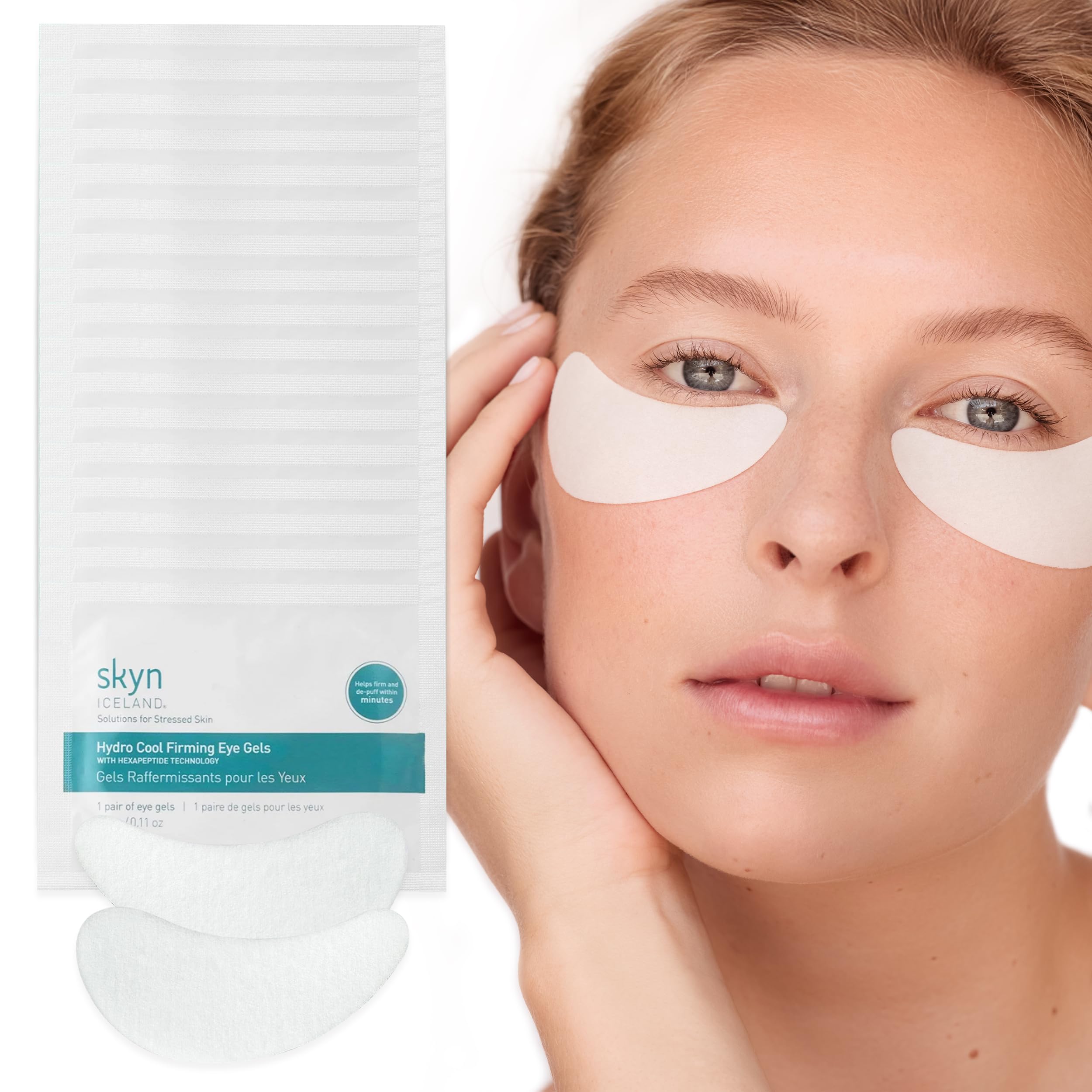 Skyn ICELAND Hydro Cool Firming Eye Patches For Puffy Eyes and Dark Circles