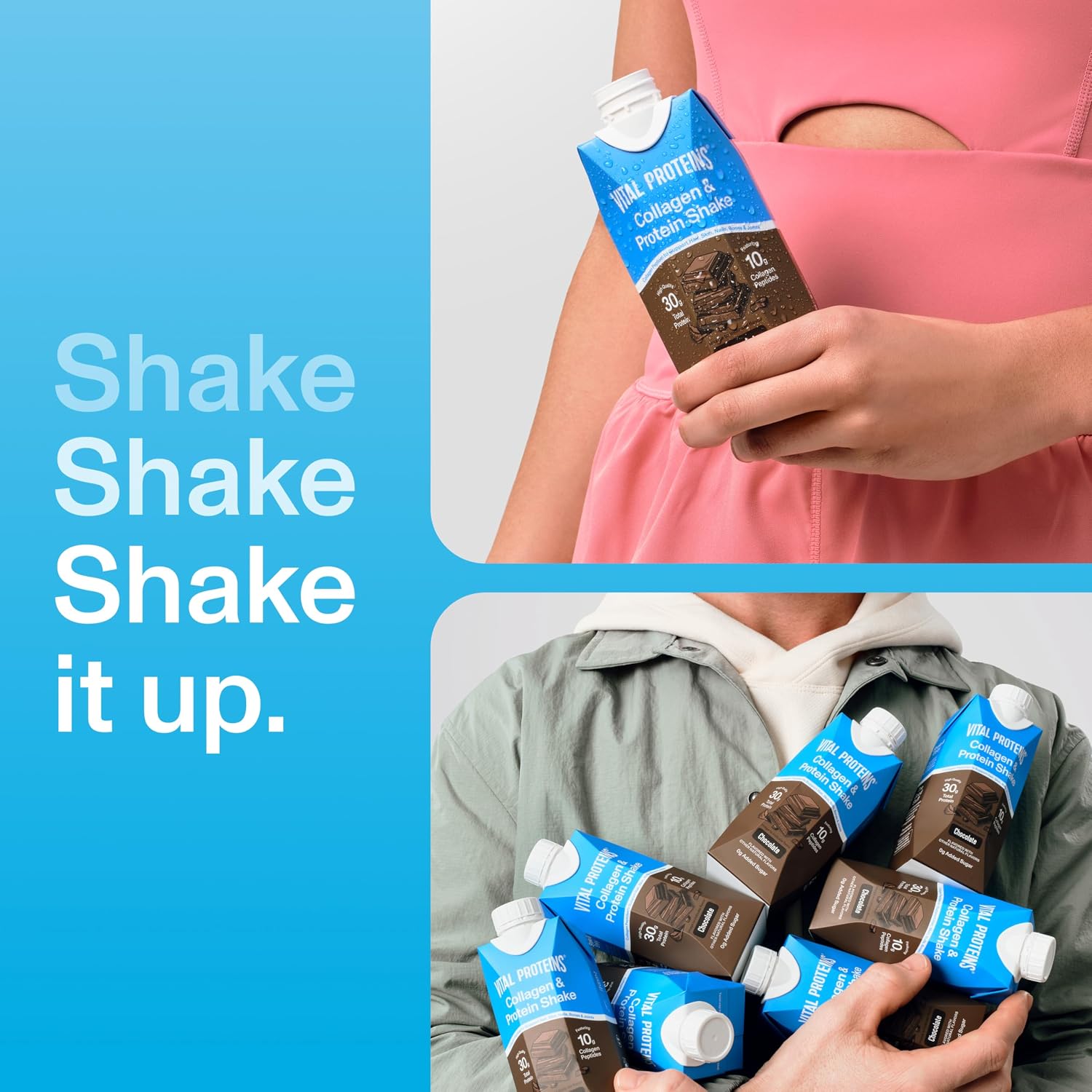 Vital Proteins® Chocolate Collagen & Protein Shake, 30g Total Protein Including 10g Collagen Peptides, Healthy Hair, Skin, Nails & Joints**