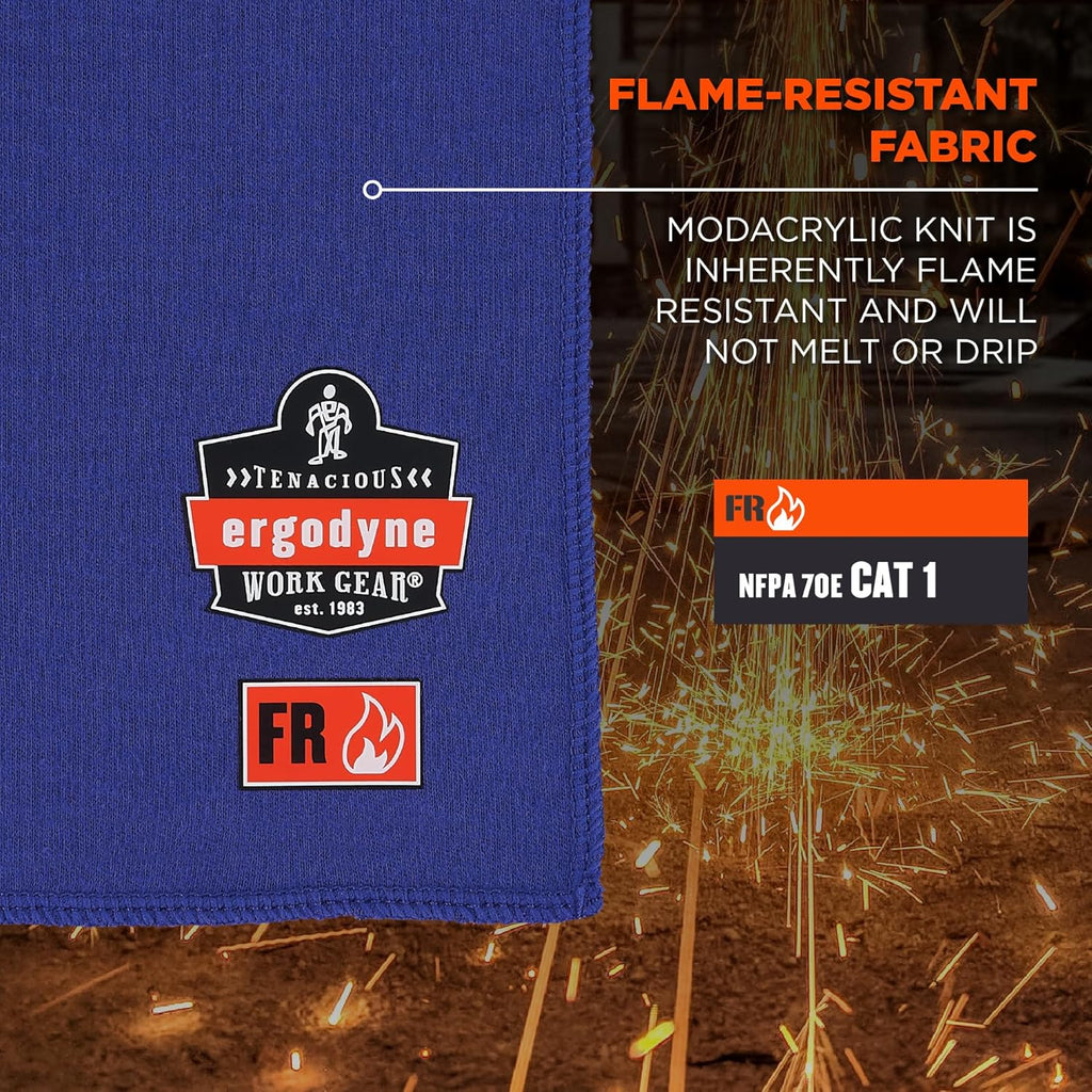 Ergodyne Chill-Its 6606FR Cooling FR Towel, Fire Resistant Modacrylic Knit, Flame Resistant Cooling