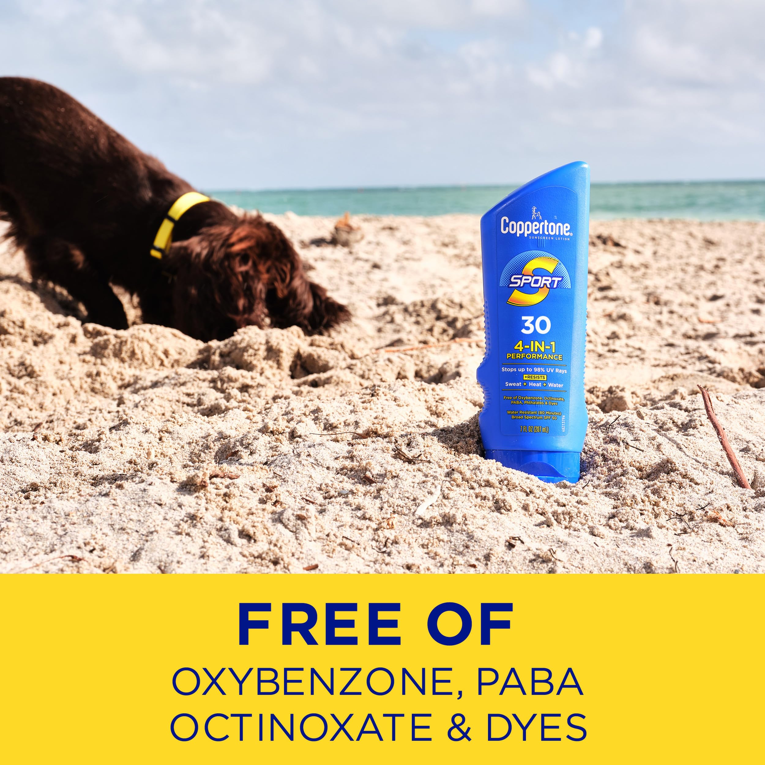 Coppertone SPORT Sunscreen Lotion Broad Spectrum SPF 100 (3 Fluid Ounce) (Packaging may vary)